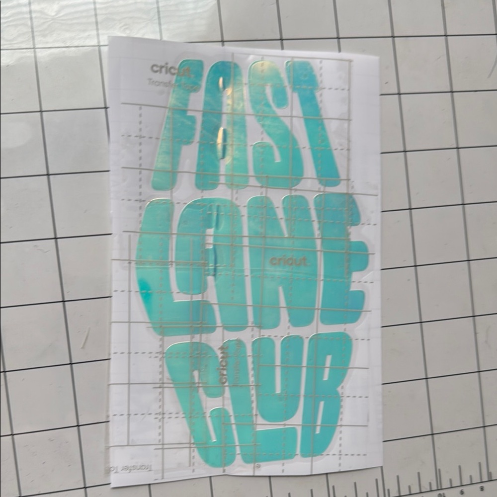 holographic /glow in the dark decal